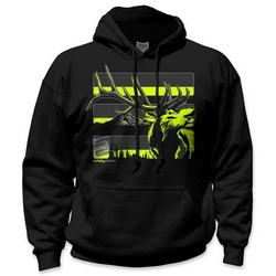 STEALTH ELK HOODIE YELLOW/BK 2X